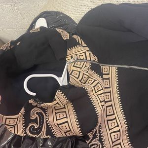 Versace zip up hoodie